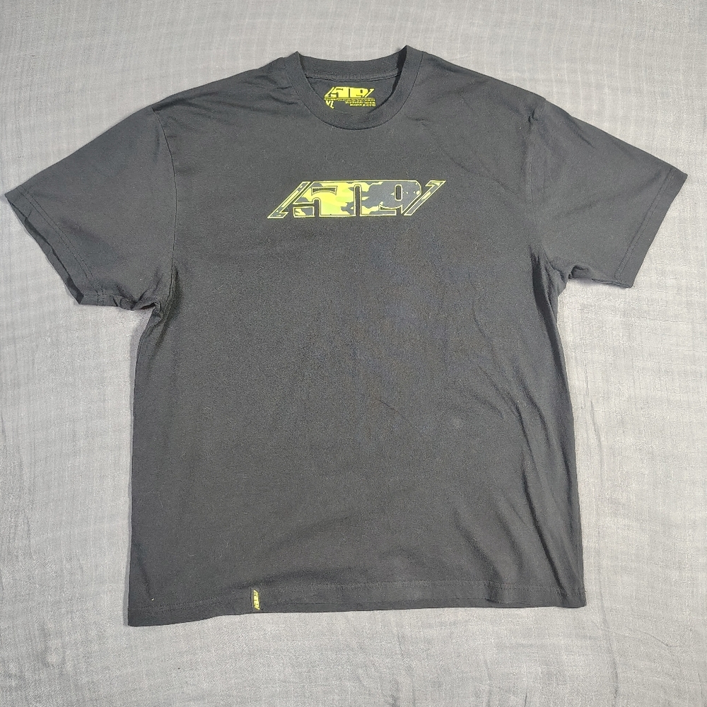 509 Snowmobile T-Shirt Size‎ XL Black Camo Logo MX Motocross Racing